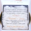 Cutie cerere nasi de botez Pure White Roses