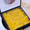 Cutie cerere nasi de botez Black Couture Yellow Roses