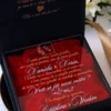 Cutie cerere nasi de cununie Black Couture Red Roses