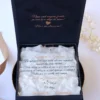 Cutie cerere nasi de cununie Black Couture White Roses