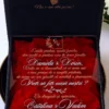 Cutie cerere nasi de cununie Black Couture Red Roses