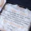 Cutie cerere nasi de cununie Black Couture White Roses