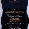 Cutie cerere nasi de cununie Black Couture Velvet