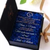 Black Couture Majesté Speciale No.2, cutie in editie speciala pentru cererea nasilor de cununie, decorata cu hortensie criogenata si catifea premium