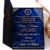 Black Couture Majesté Speciale No.2, cutie in editie speciala pentru cererea nasilor de cununie, decorata cu hortensie criogenata si catifea premium