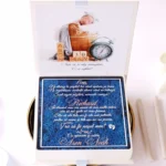 Cutie cerere nasi de botez Pure White Licheni