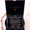Cutie cerere nasi de botez Black Couture Velvet