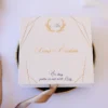 Cutie cerere nasi de botez Pure White Roses