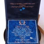 Cutie cerere nasi de botez Black Couture Licheni