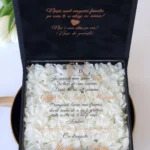 Cutie cere nasi de cununie Black Couture Hortensie