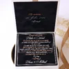 Invitatie de nunta in cutie Pure White Velvet
