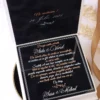 Invitatie de nunta in cutie Pure White Velvet