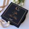 Cutie cere nasi de cununie Black Couture Hortensie