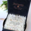 Cutie cere nasi de cununie Black Couture Hortensie