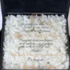 Cutie cere nasi de cununie Black Couture Hortensie