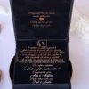 Cutie cerere nasi de cununie Black Couture Velvet