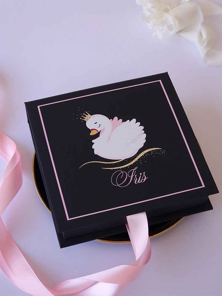 Cutie cerere nasi de botez Black Couture Hortensie Cutie cerere nasi de botez Black Couture Hortensie