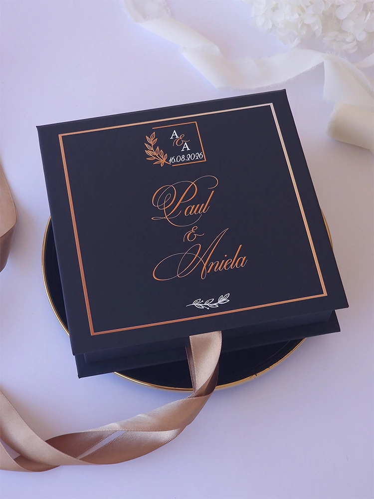 Cutie cerere nasi de cununie Black Couture Velvet Cutie cerere nasi de cununie Black Couture Velvet