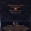 Cutie cerere nasi de cununie Black Couture Velvet