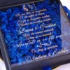 Cutie cere nasi de cununie Black Couture Hortensie