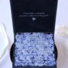 Cutie cere nasi de cununie Black Couture Hortensie
