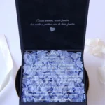 Cutie cere nasi de cununie Black Couture Hortensie