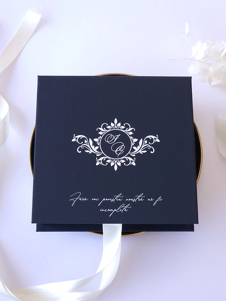 Cutie cere nasi de cununie Black Couture Hortensie Cutie cere nasi de cununie Black Couture Hortensie