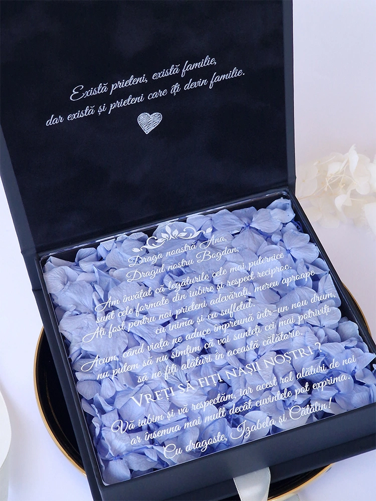 Cutie cere nasi de cununie Black Couture Hortensie Cutie cere nasi de cununie Black Couture Hortensie