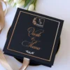 Cutie cere nasi de cununie Black Couture Hortensie