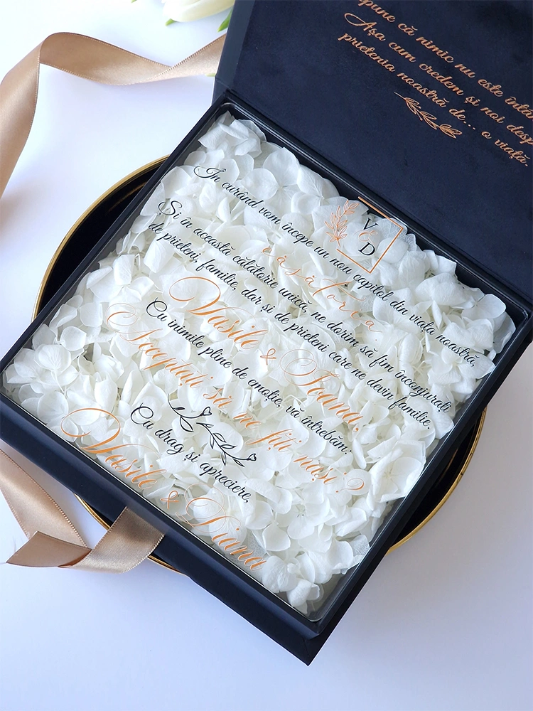 Cutie cere nasi de cununie Black Couture Hortensie Cutie cere nasi de cununie Black Couture Hortensie