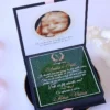 Cutie cerere nasi de botez Black Couture Licheni