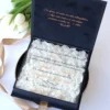 Cutie cere nasi de cununie Black Couture Hortensie