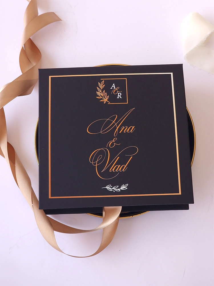 Cutie cere nasi de cununie Black Couture Hortensie Cutie cere nasi de cununie Black Couture Hortensie