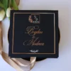 Cutie cere nasi de cununie Black Couture Hortensie