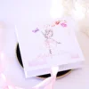 Cutie Cerere Nasi de Botez Pure White Pink Roses