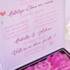 Cutie Cerere Nasi de Botez Pure White Pink Roses