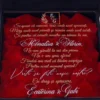 Cutie cerere nasi de cununie Black Couture Red Roses