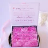 Cutie Cerere Nasi de Botez Pure White Pink Roses