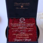 Cutie cerere nasi de cununie Black Couture Licheni