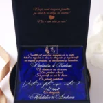 Cutie cerere nasi de cununie Black Couture Royal Roses